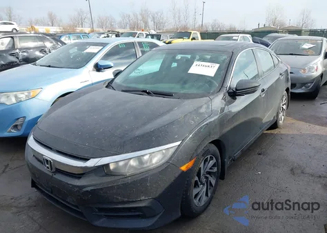 2017 Honda Civic Ex from USA, damaged, VIN 19XFC2F7XHE015304